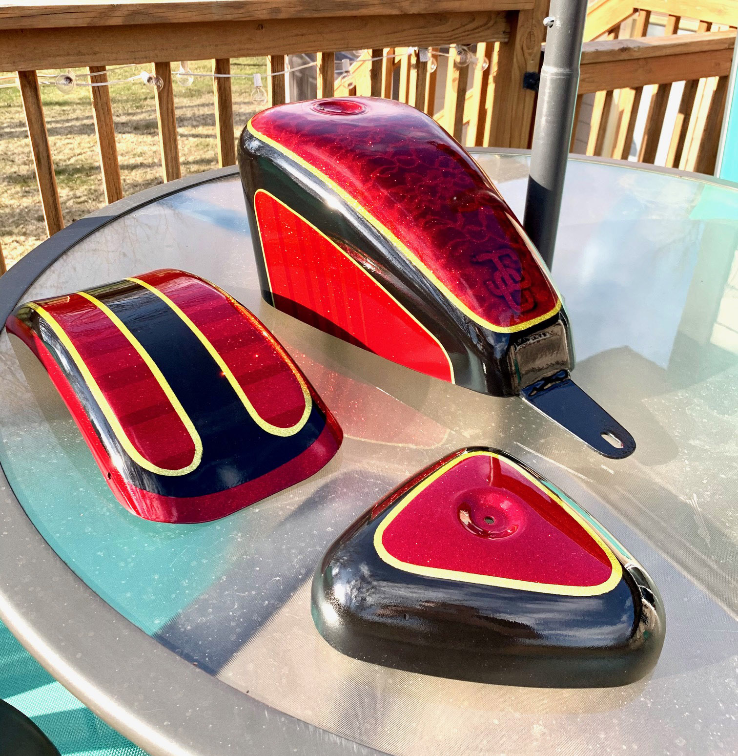 1996 Honda Shadow VLX600 Bobber Tins