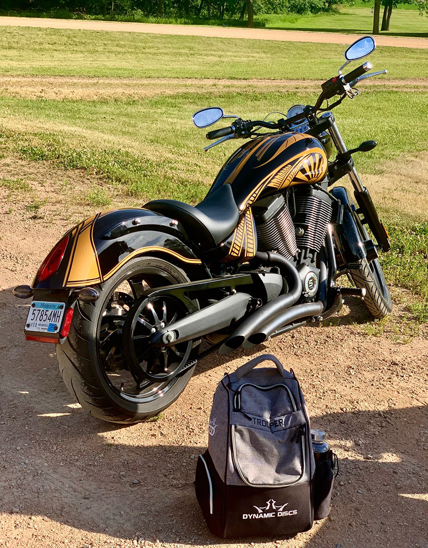 Custom 2006 Victory Vegas 8-Ball Disc Golf