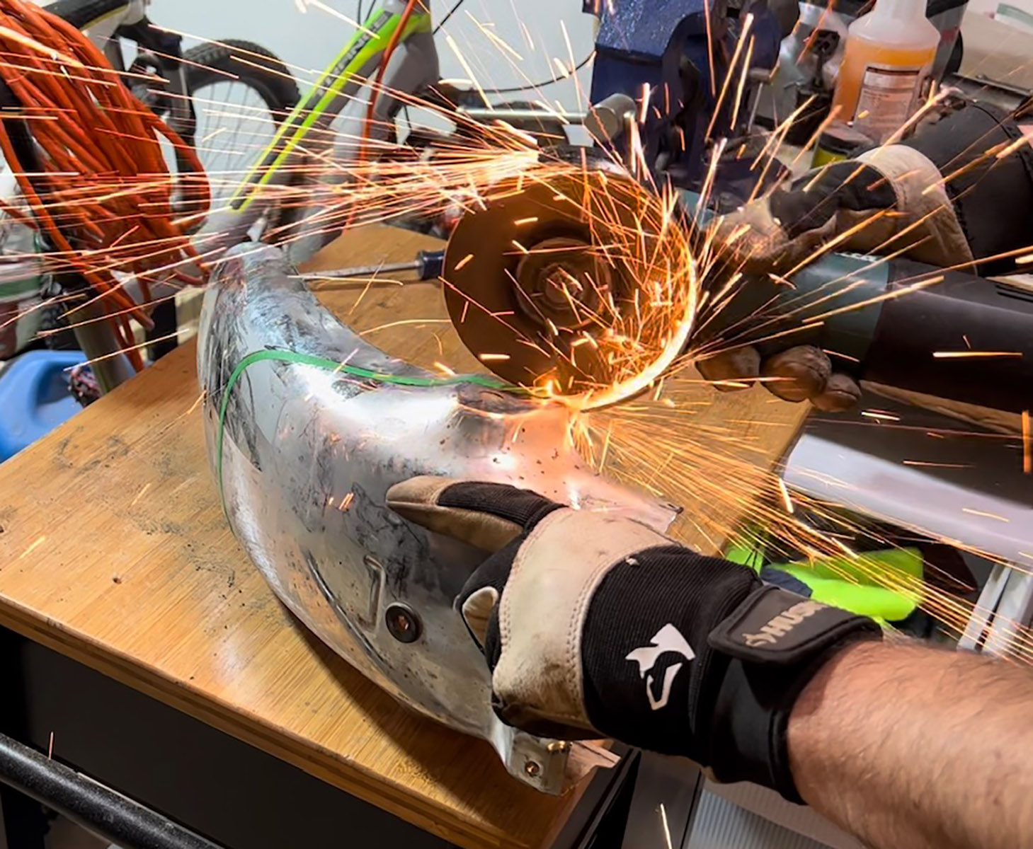 1980 Honda CM400 Rear Fender Cut