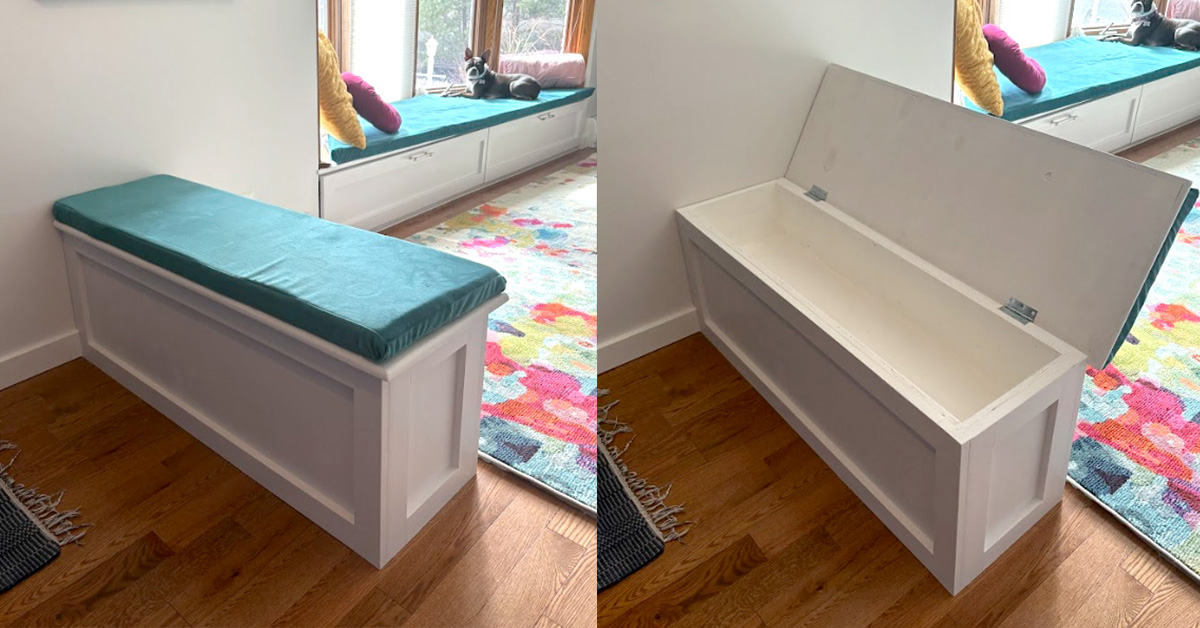 DIY Entryway Bench Project